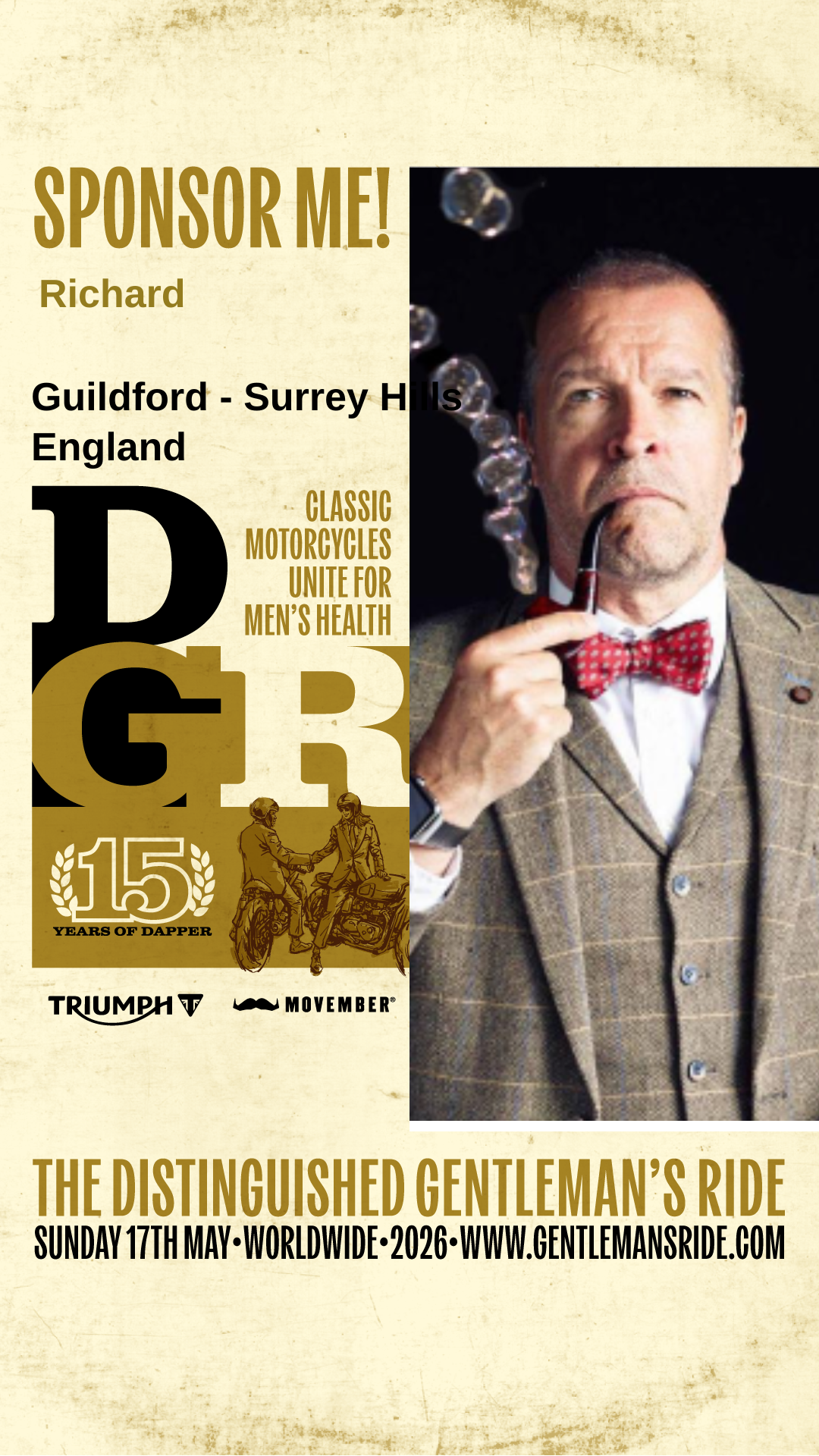 Distinguished Gentleman's Ride 2026